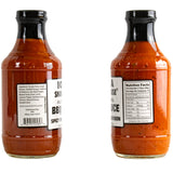 IOWA SMOKEHOUSE BBQ Sauce, 19 oz bottle (Peach Bourbon)