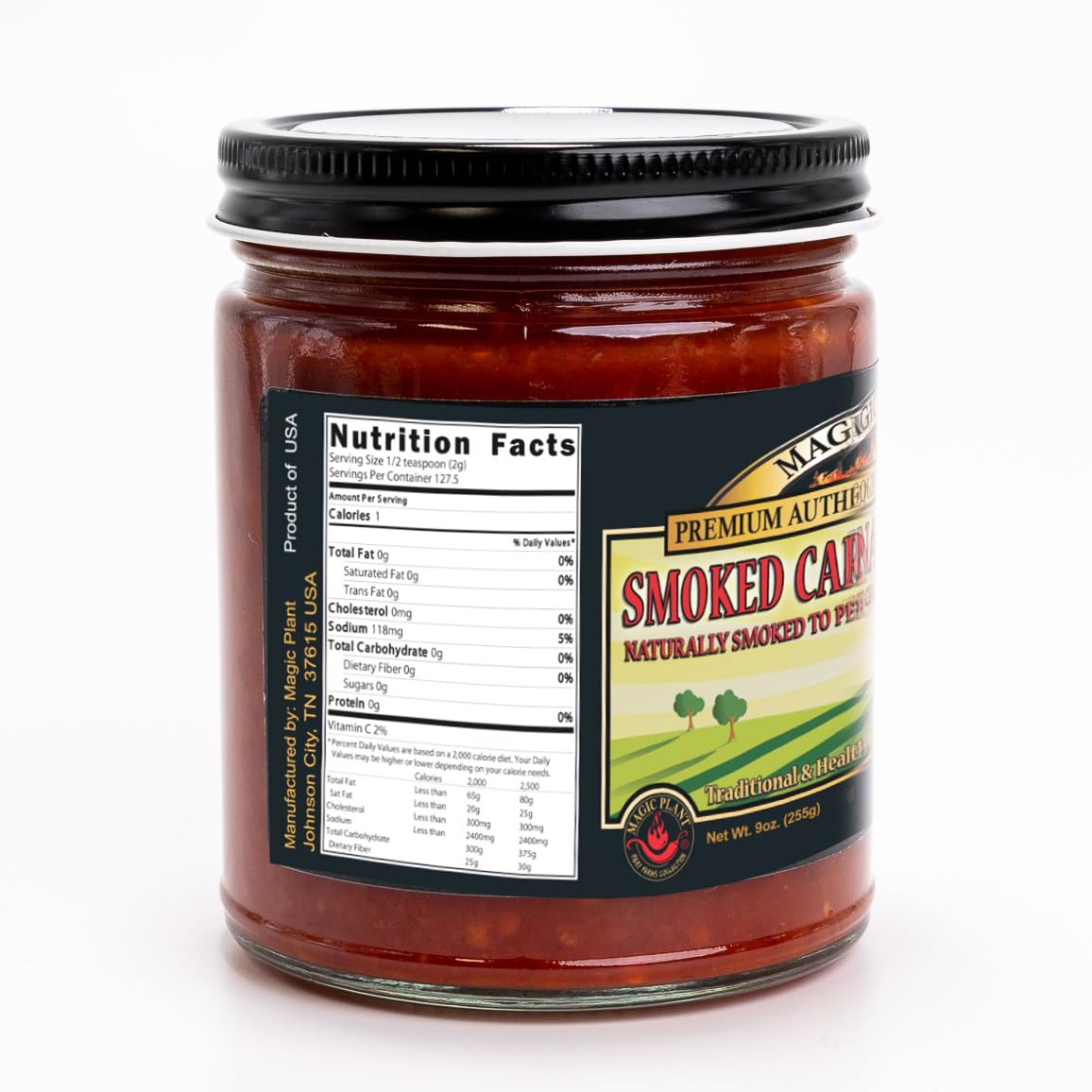 2 PACK - Chipotle Smoked Carolina Reaper and Red Carolina Reaper Chili Pepper Mash by Magic Plant, Great Gift of Superhot Combo - Fresh Pepper