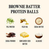 Scott's Protein Balls - Plant-Based Snacks with 8g High Protein - Gluten Free, Non GMO, Dairy Free Energy Balls - Healthy Protein Bites for Kids