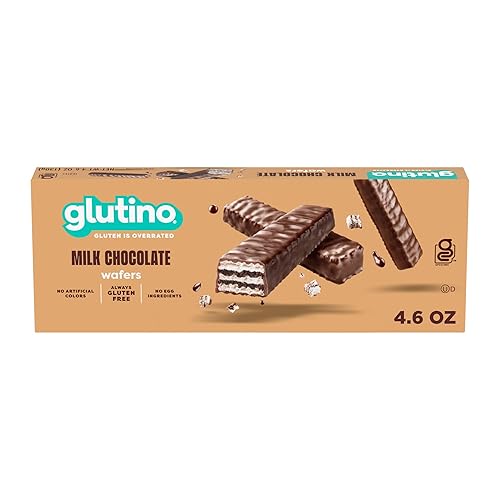 Glutino Gluten Free Wafers, Milk Chocolate, 4.6 Ounce