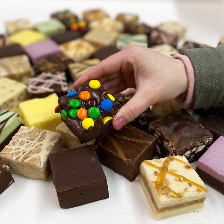 Valley Fudge, Chocolate with Candy Fresh Artisan Fudge, Real Butter, Gourmet Candy, Half Pound Package