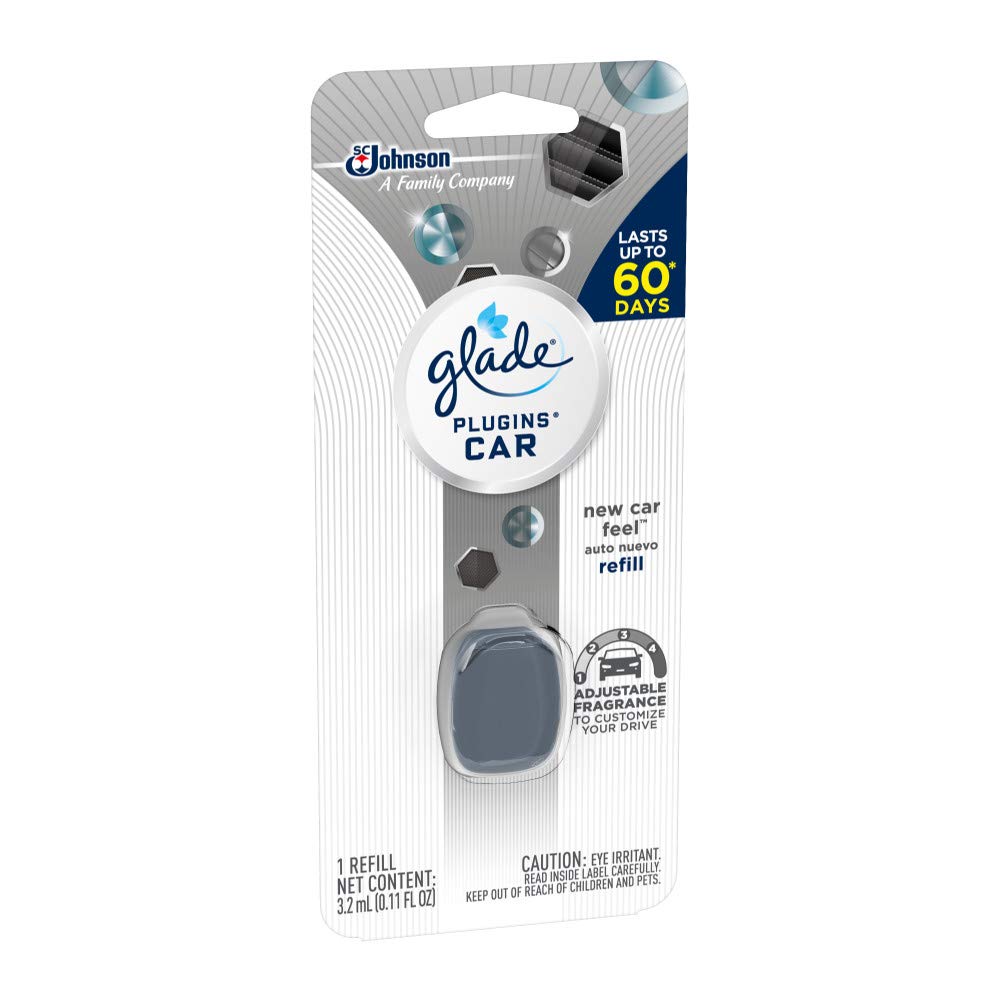 Glade Plugins Car Refill - Blue Odyssey - Net Wt. 3.2 mL (0.11 FL OZ) Per Refill - Pack of 2 Refills