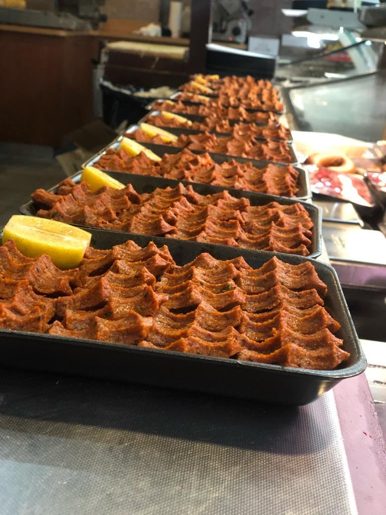 Turkish Vegan Kofte Freshly Made Ready To Eat Vegan Cig Kofte 1lb (Personal Size 1 Lb, 1, Count)