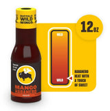 Buffalo Wild Wings Mango Habanero Sauce - Pack of 2 - Elevate you Sauce Game - Feel the Burn with Mango Habanero - Two Sensations One Bottle