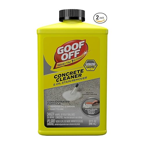 NATIONAL MFG/SPECTRUM BRANDS HHI FG820 32OZ Goof Off, 32 OZ, Degreaser, Removes Embedded Oil from Concrete, No Scrubbing, No Rinsing, Liquid Dries