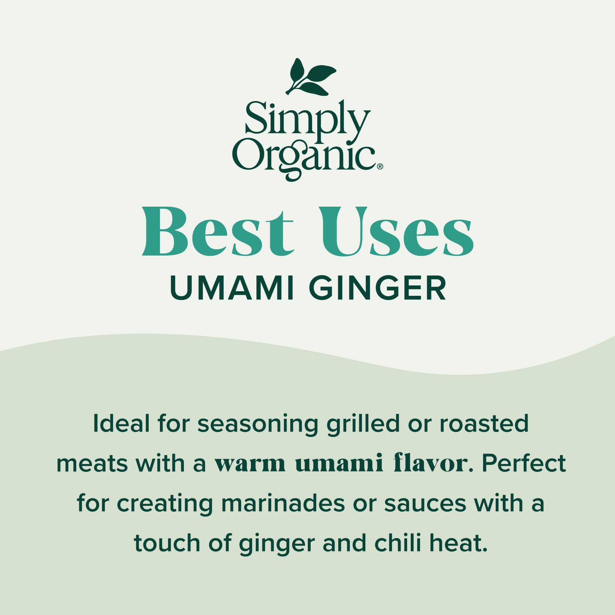 Simply Organic Sheet Pan Seasoning, Umami Ginger, 0.99 Ounce (Pack of 1)
