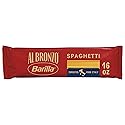 Barilla Al Bronzo Spaghetti Pasta 16 oz., Bronze Cut, Created from High Quality Durum Wheat, Imported From Italy, Non-GMO, Kosher
