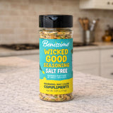 Benissimo Salt Free All Purpose Seasoning, Flake & Granule Blend for Meats, Poultry, Seafood, Vegetables, Potatoes & Everyday Cooking with Pet Shaker
