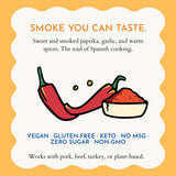 Hess Street Foods Spanish Chorizo Seasoning Paste, Vegan Gluten Free Smoky Paprika Flavor for Paella, Stews, Beans, Potatoes, Eggs, Bowls, Marinades