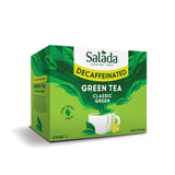 Salada Green Tea Decaffeinated with 40 Individually Wrapped Tea Bags Contains Caffeine Brew Hot Flavored Rich in Antioxidants Zero Calories