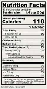 Anthony's Organic Tapioca Flour Starch, 2.5 lb, Gluten Free, Non GMO