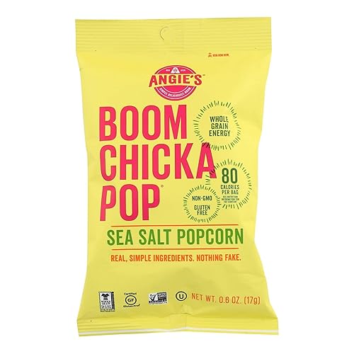 Angie'S Kettle Corn, Ppcrn, Boomchickapop, Sslt, Pack of 24, Size - .6 OZ, Quantity - 1 Case