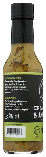 BRAVADO SPICE Creamy Herb & Jalapeno Hot Sauce, 5 FZ