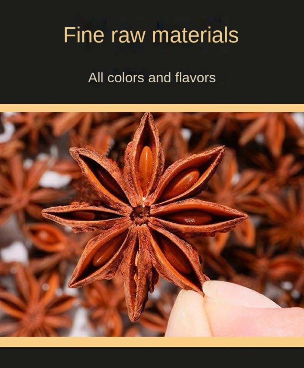 Zercumm Octagonal 50G Spice Non-Smoked Sulfur Bag Home Use and Commercial Use Cooking Stew Hot Pot Barbecue Catering Seasoning