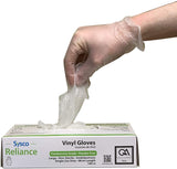 Sysco New Disposable Vinal Gloves Large 100 Per Box…