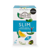 Ahmad Tea Green Tea, Lemon, Mate, & Matcha 'Slim' Natural Benefits Teabags, 20 ct (Pack of 1) - Caffeinated & Sugar-Free