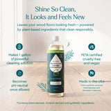Puracy Wood Floor Cleaner Concentrate - pH Neutral Plant-Powered Hardwood All Purpose Cleaner - Residue-Free Non-Sticky Cleaning Solution As Seen on