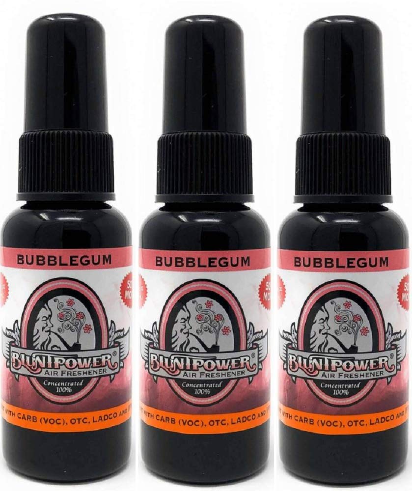 Blunt Power High Concentrated Air Freshener, Bubble Gum, 1.5oz, 3 Packs