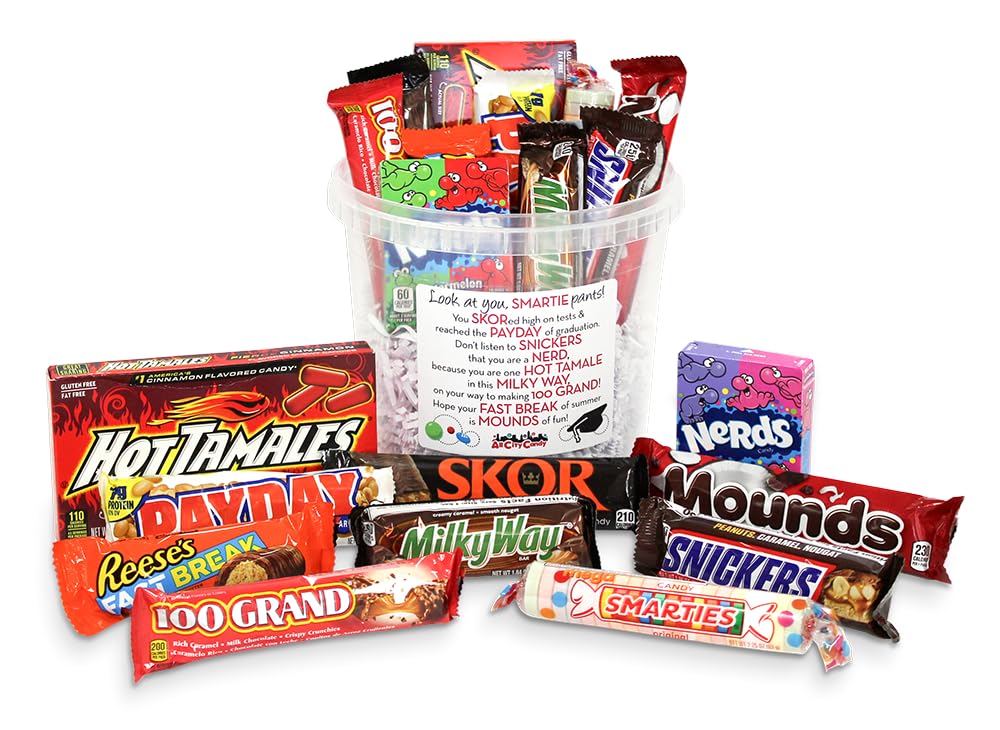 Graduation Candy Bar Poem Gift Tub