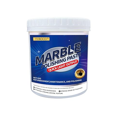Turoco Professional Marble & Granite Polishing Paste - Quartz Countertop Cleaner, Stone Sealer & Protector for Floors & Walls - Scratch Removal, Gloss