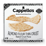 Cappello's Almond Flour Thin Crust Naked Pizza, Gluten Free, Frozen Pizza 6oz