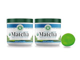 Green Foods Organic Matcha Green Tea Powder - Antioxidants and Energy - 2 pack of 5.5oz, 11 Oz total with 60 Servings + stress ball