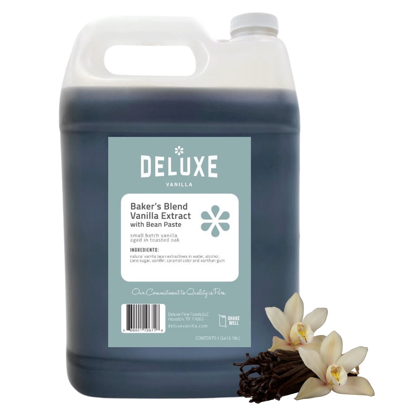 Vanilla Bean Paste Bulk 128 oz 1 Gallon For Baking and Desserts