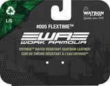 Watson Gloves' Flextime Water Resistant High-Performance Sustainable Work Glove - Dryhide Goatskin Palm, Spandex, Comfortable (Extra Extra Large)