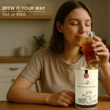 Blossom & Brew Mystic Muscatel Darjeeling Loose Leaf 2nd Flush Black Tea (1.76oz) with Signature Muscatel Notes - Aromatic Indian Chai from Teesta