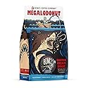 Bones Coffee Company Megalodonut, Boston Cream Donut Flavored Coffee, Medium Roast Low Acid Arabica Beans Compatible with Auto drip and French Press
