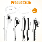 7PCS Washing Machine Cleaning Brush Kits,Durable Cleaning Tool for Washing Machine Drums,Crevice Brush for Bathroom, Shower and Kitchen