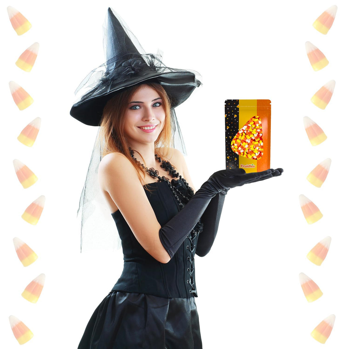 30 Pounds Fruidles Halloween Original Candy Corn Treats, Fun & Festive Holiday Snacking