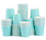 Prgery 100 Pack 3oz Bathroom Paper Cups, Small Paper Cups, Paper Coffee Cups, Disposable Hot Cups for Water, Juice, Coffee or Tea, Ideal for Water