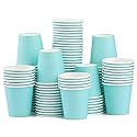Prgery 100 Pack 3oz Bathroom Paper Cups, Small Paper Cups, Paper Coffee Cups, Disposable Hot Cups for Water, Juice, Coffee or Tea, Ideal for Water