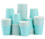 Prgery 100 Pack 3oz Bathroom Paper Cups, Small Paper Cups, Paper Coffee Cups, Disposable Hot Cups for Water, Juice, Coffee or Tea, Ideal for Water