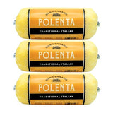 Traditional Italian Polenta Tube by San Gennaro | Gluten Free Cornmeal | Made from Yellow Corn Non-GMO Ingredients for Authentic Flavor | Ready