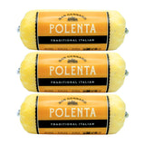 Traditional Italian Polenta Tube by San Gennaro | Gluten Free Cornmeal | Made from Yellow Corn Non-GMO Ingredients for Authentic Flavor | Ready