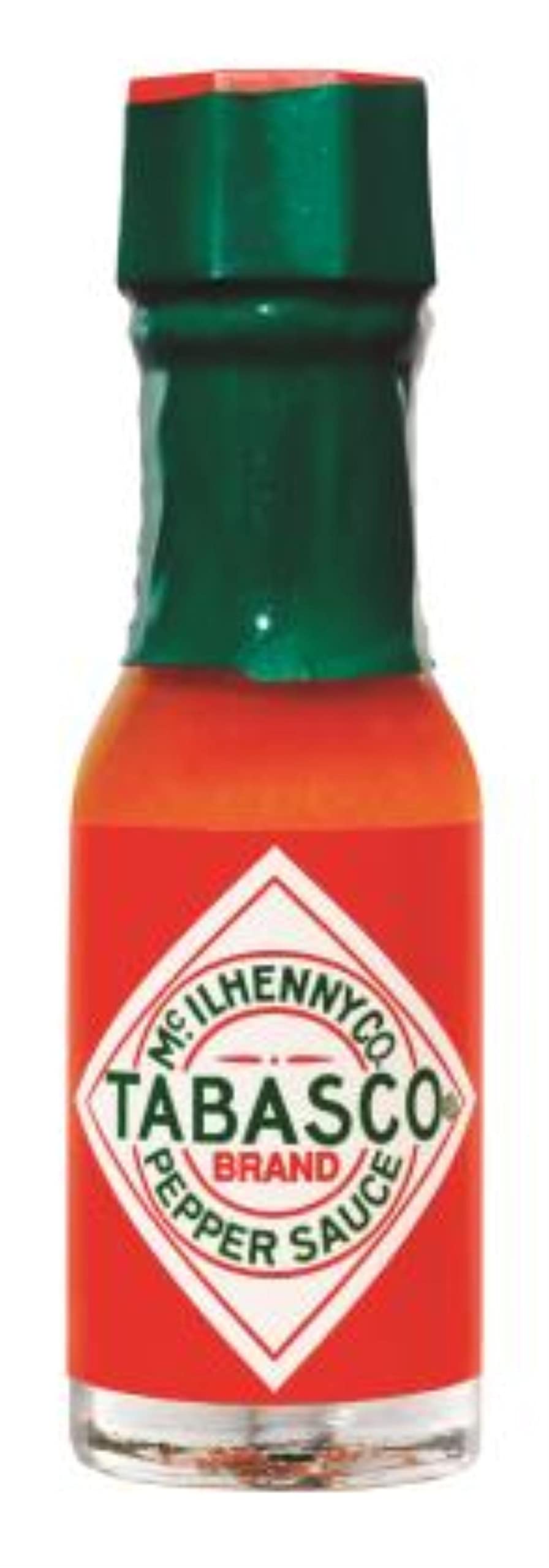 TABASCO Brand Original Red Sauce Miniature Bottles - Case of 500 Bottles - 1/8 Ounce Bottle - Mini Hot Sauce Bottles