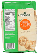 Cedar's Foods, Original Pita Chips, 6 Ounce