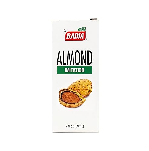 Badia Imitation Almond Extract, 2 fl oz - Bold Almond Flavor for Home & Professional Kitchens