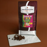 Fresh Roasted Coffee, Jamaican Me Crazy Flavored Drip Ground Coffee, Medium Roast, Kosher, 2 lb (32 oz)