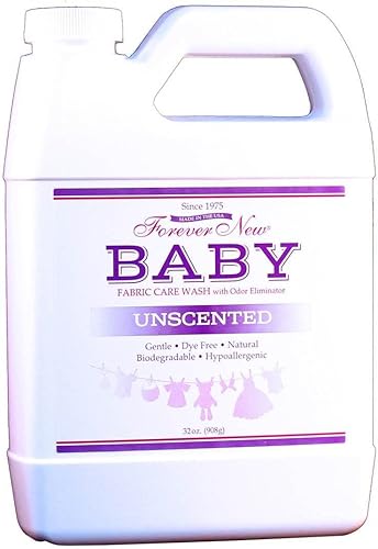 Baby Fabric Care Wash with Odor Eliminator by Forever New (Unscented, 16 ounce)