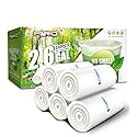 Small Clear Trash Bags - FORID 2.6 Gallon Garbage Bags Wastebasket Bin Liners 220 Count Plastic Trash Bags for Bathroom Bedroom Office Garbage Can