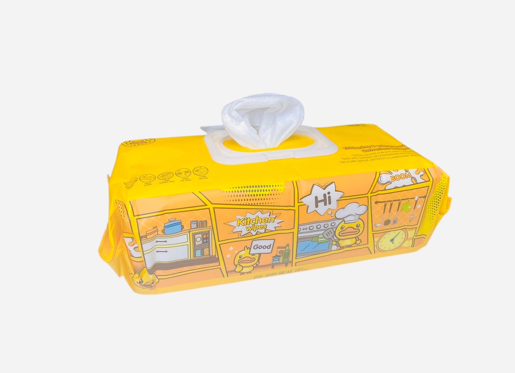 Multifunctional cleaning wet wipes for kitchen furniture sofas tables floor glass. also clean car interiors household appliances.with strong stain