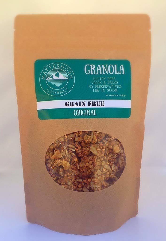 Granola Grain Free Paleo Vegan Gluten Free Low Sugar