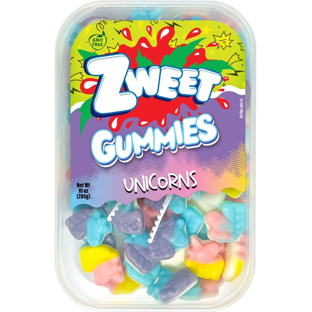 Zweet Gummy Unicorns - 10 oz. Tub
