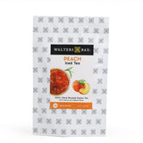 Walters Bay Peach Iced Tea, 18 Count, Each Bag Makes 1 Gallon, Family Size, Southern Peach Flavor, 100% Hand Plucked, Black Tea, Unsweetened, Sri