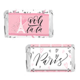 Paris Birthday Candy Bar Wrappers, Eiffel Tower, 42 Count