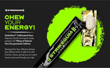 Strike Gum 5 packs of 5 Pieces |90mg Natural Caffeine|100mg Alpha Gpc| Sugar Free| Vegan | Made in the USA | Premium Energy Gum