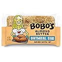 Bobo's Almond Butter Oat Bars, Simple Ingredients, Whole Grain Oats, Plant Based, Gluten Free Breakfast Bars, Non-GMO, Healthy Snacks for Adults